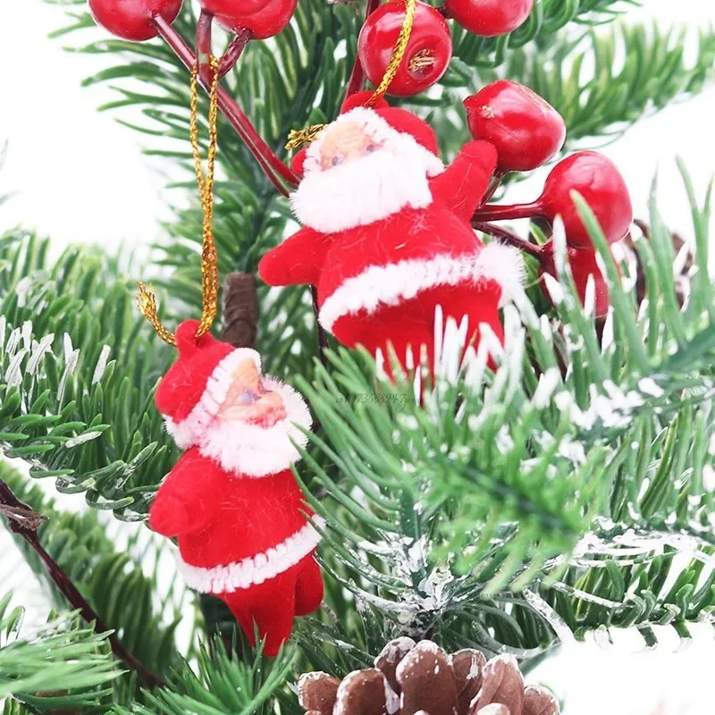 Colorful Santa Ornaments Set for Holiday Decor 3 Colorful Santa Ornaments Set for Holiday Decor - Image 3
