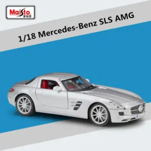 Mercedes-Benz SLS AMG 1:18 Diecast Model 17 S30d2b4ba16c14b4d854f9df20cd21c15L