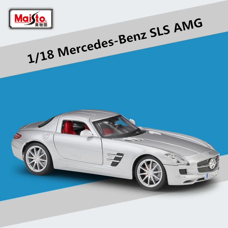 Mercedes-Benz SLS AMG 1:18 Diecast Model 8 Mercedes-Benz SLS AMG 1:18 Diecast Model - Image 8