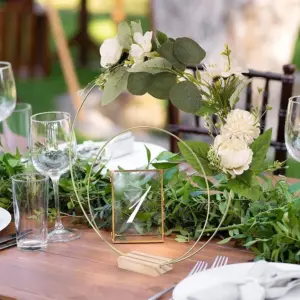 Gold Metal Wreath Ring Hoop for Crafts 15 S310148087420404d8362e8f6c5855a30Z