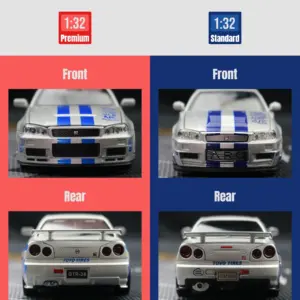 Nissan Skyline GTR R34 1:32 Scale Diecast Model 14 S311d6d2c66af4e948c513a6e7237fc2ea