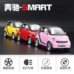 1:32 Scale Benz SMART Model Car Red 16 S316796d881b54382b815cc785f651e3do