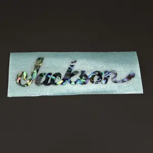 Abalone Guitar Decal with Rainbow Iridescence 7 S3169905c7af341dcb8cabeefa4d1acf25