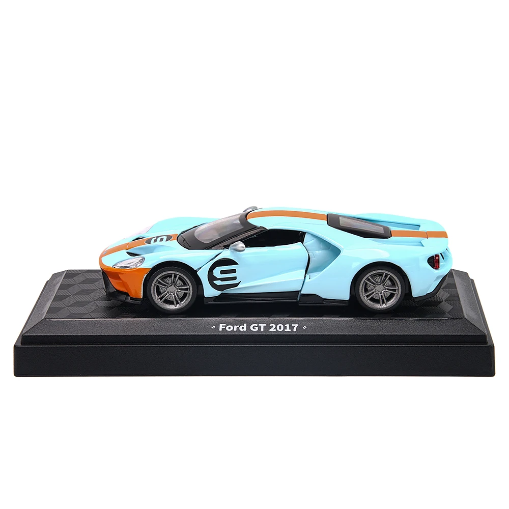 Ford GT 2017 Diecast Model in Blue and Orange 3 Ford GT 2017 Diecast Model in Blue and Orange - Image 3