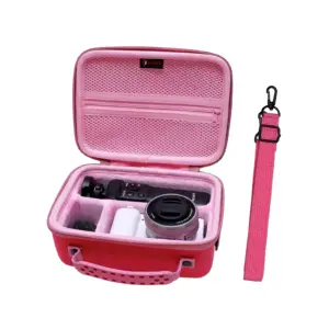 Pink Shockproof Camera Case for Sony ZV-E10