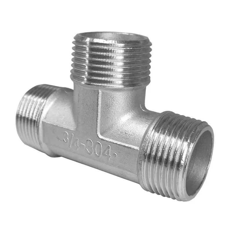304 Stainless Steel BSP T-Shaped Pipe Fitting 1/4-2 Inch 7 304 Stainless Steel BSP T-Shaped Pipe Fitting 1/4-2 Inch - Image 7