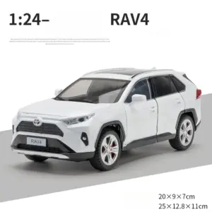 1:24 Scale Diecast RAV4 SUV Model in Blue 11 S31e858084ee74e719189540d4f6b2699S