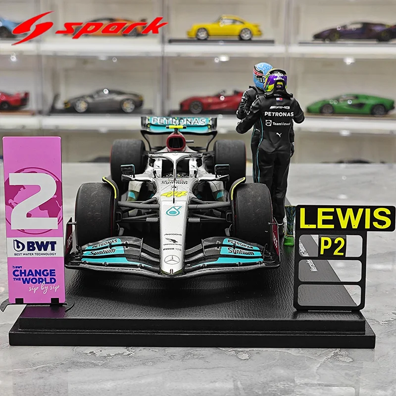 Mercedes F1 W13 1:18 Resin Model with Driver Figures 4 Mercedes F1 W13 1:18 Resin Model with Driver Figures - Image 4