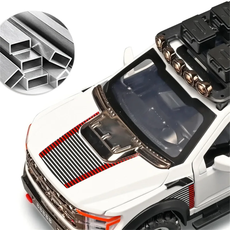 1:24 Ford Raptor F150 Alloy Pickup Model 2 1:24 Ford Raptor F150 Alloy Pickup Model - Image 2