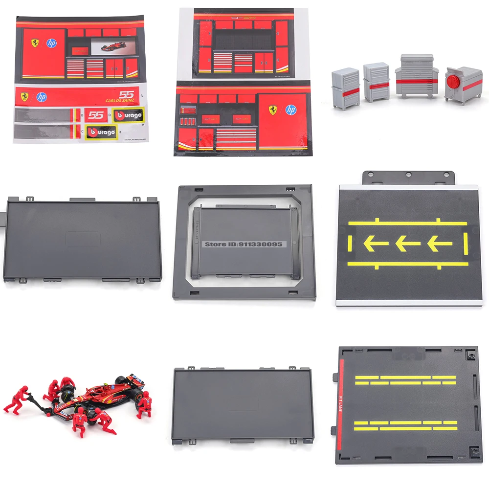 Bburago 2024 F1 Ferrari SF24 Diecast Model 4 Bburago 2024 F1 Ferrari SF24 Diecast Model - Image 4