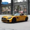 Yellow Mercedes Benz AMG GT R Diecast Model 1:24