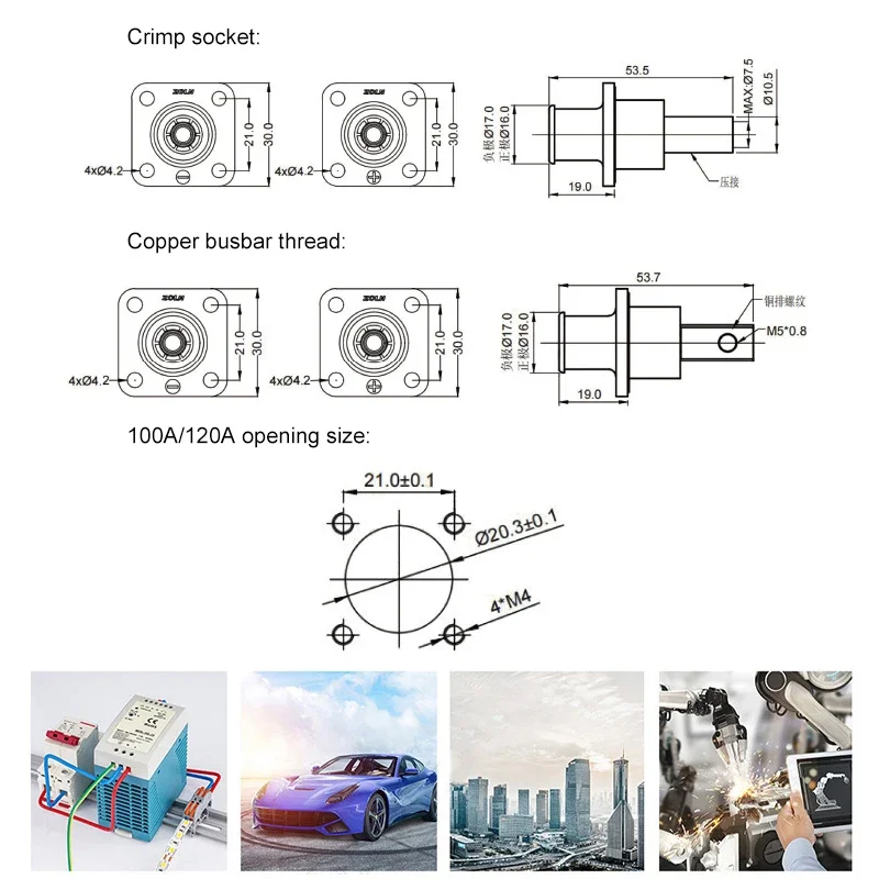 High-Current Energy Storage Connector 120A 4 High-Current Energy Storage Connector 120A - Image 4