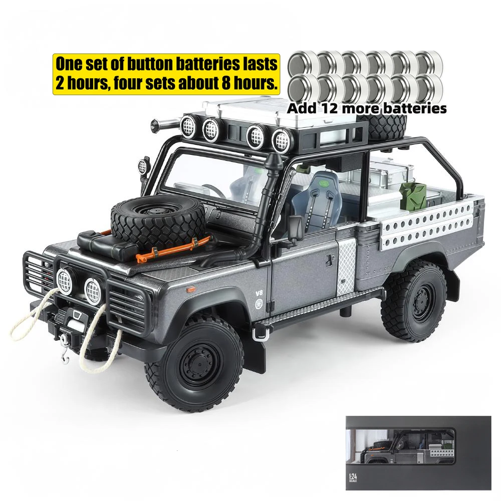 1:24 Land Rover Defender 90 Diecast Model 18 1:24 Land Rover Defender 90 Diecast Model - Image 18
