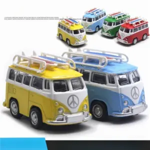 Diecast Alloy Cartoon Travel Bus Model 12 S343494c57f334004b666cd7c19cfdadc8