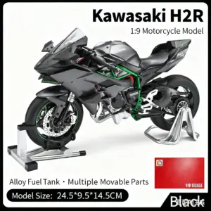 Kawasaki H2R Ninja 1:9 Scale Motorcycle Model 14 S347fcf22a7bc4cfb9e4870fdbe5f7b3d8