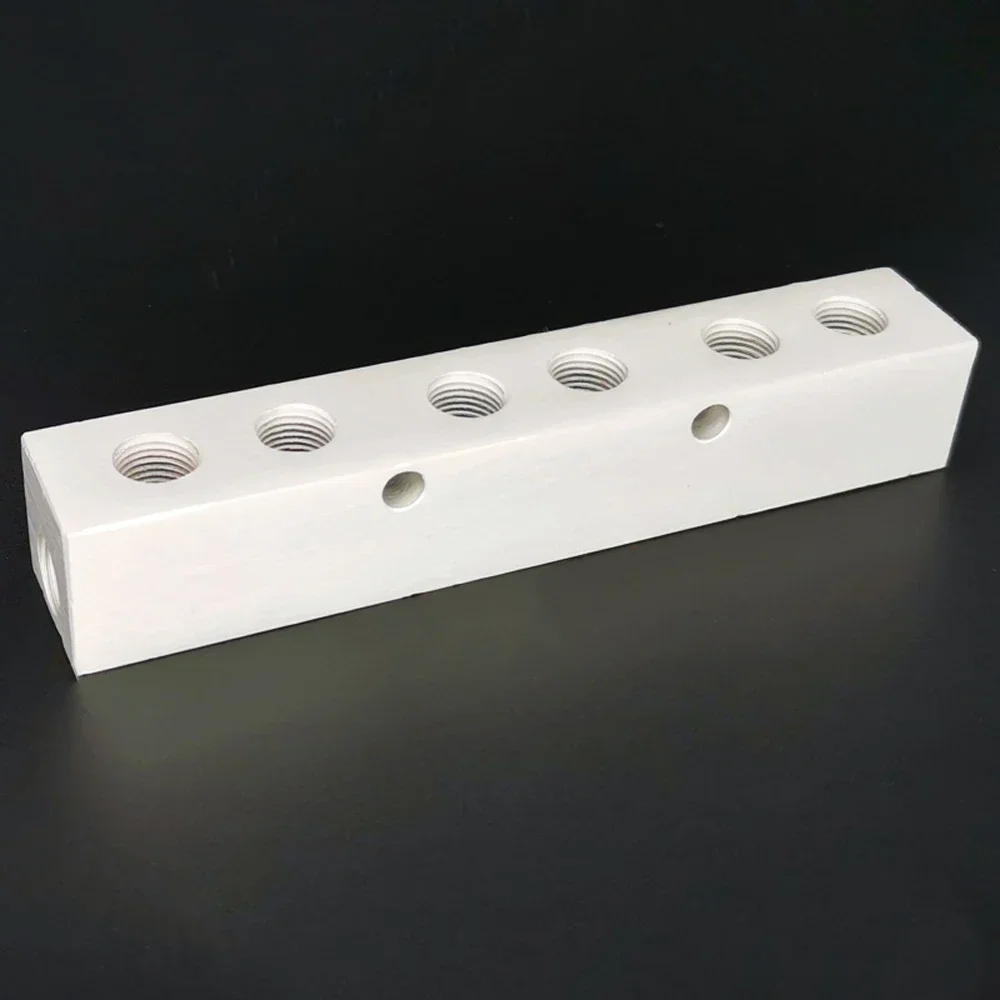Aluminum Pneumatic Manifold Block 1/8-1/2 BSP 5 Aluminum Pneumatic Manifold Block 1/8-1/2 BSP - Image 5