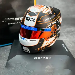 Oscar Piastri Monaco GP Helmet Replica 1:5 Scale 11 S34dfd27811364ad5afc33eb9cc235a855