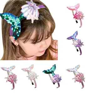 Mermaid Headband for Kids with Sequin Tail 12 S350307c6d1c6406a9636339a8045bef7H