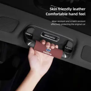 Leather Handle Cover Set for Volvo Models 12 S354a0cc483ab4746b48da65c07872175U
