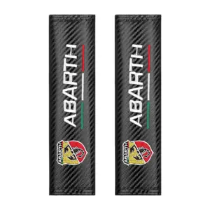 Carbon Fiber Fiat Abarth Seat Belt Shoulder Covers 15 S3566301caadc4897b8a539d44da09e90r