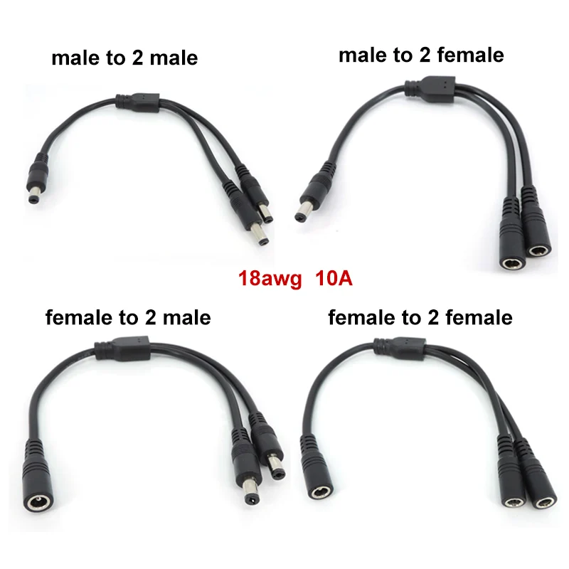 2-Way DC Power Splitter Cable 30cm 2 2-Way DC Power Splitter Cable 30cm - Image 2