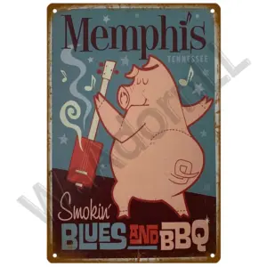 BBQ Zone Vintage Metal Tin Sign 20x30 cm 31 S35783ce1319e4fa28760b32f380c1609I