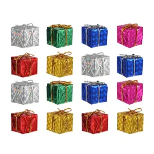 Mini Christmas Foam Gift Boxes Set in Metallic Colors 12 S3596c6ca701d4f0fa687b1a6b0973a60z