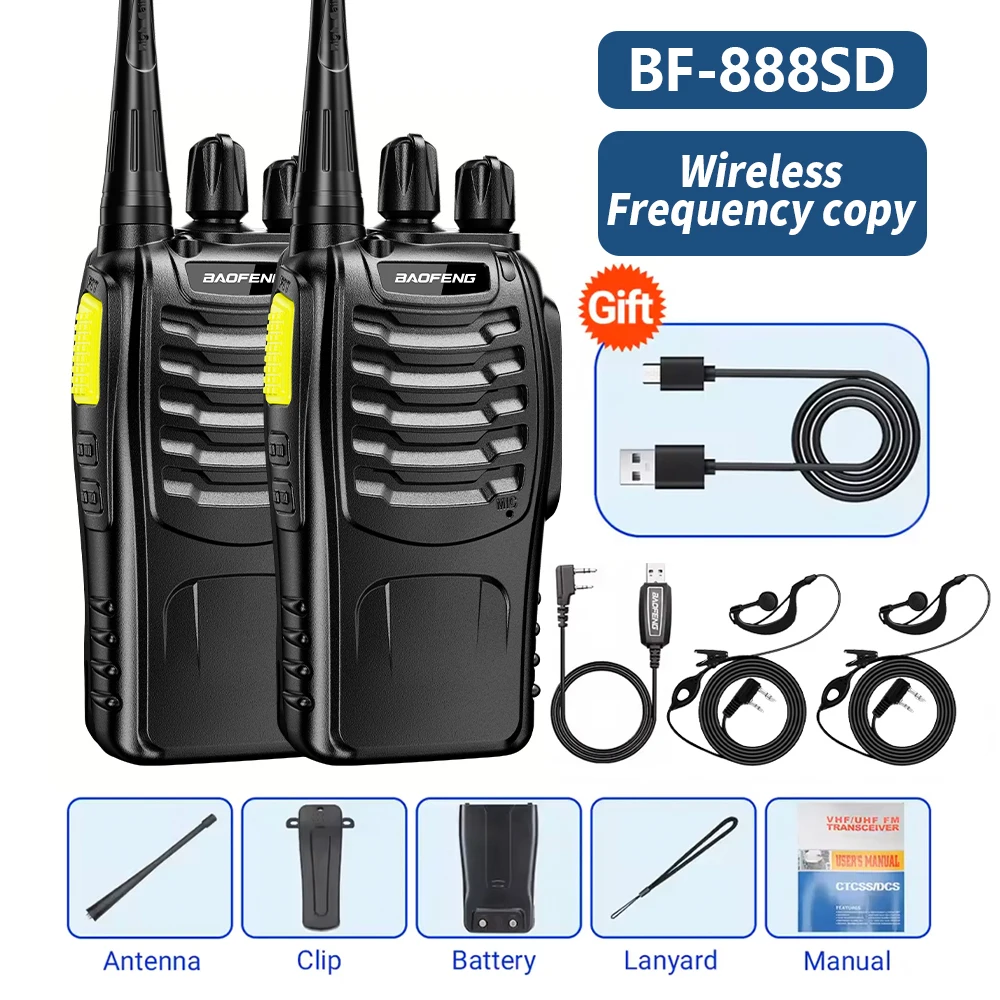 Baofeng BF-888SD UHF Walkie-Talkie 16Channels 7 Baofeng BF-888SD UHF Walkie-Talkie 16Channels - Image 7