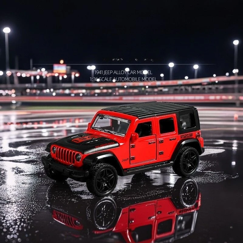 1:36 Scale Rugged Off-Road Jeep Diecast Model 5 1:36 Scale Rugged Off-Road Jeep Diecast Model - Image 5