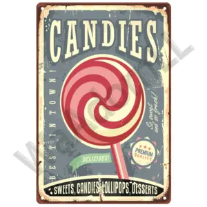 Vintage-Style Metal Sign for Retro Decor 48 S35bd57e74a064ce0aff21e20ac9b4a7ex