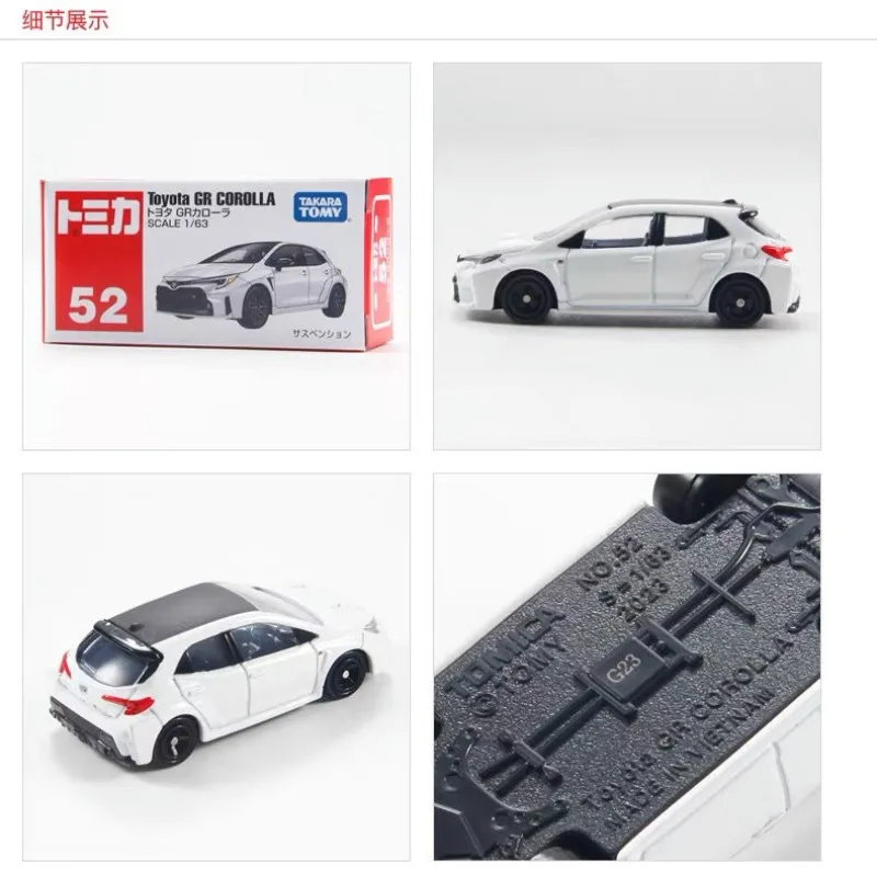 Takara Tomy Toyota GR Corolla Diecast Model 52mm 5 Takara Tomy Toyota GR Corolla Diecast Model 52mm - Image 5