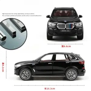 Black BMW X5 1:32 Scale Diecast Model 14 S35f44b23c6dc40a88fd04fc8b97c4d91k