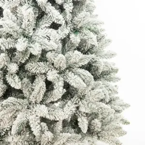 Flocked Christmas Tree 120-270cm with LED Lights 12 S35fd2d69b59a4b22b28434c0478cf237Z