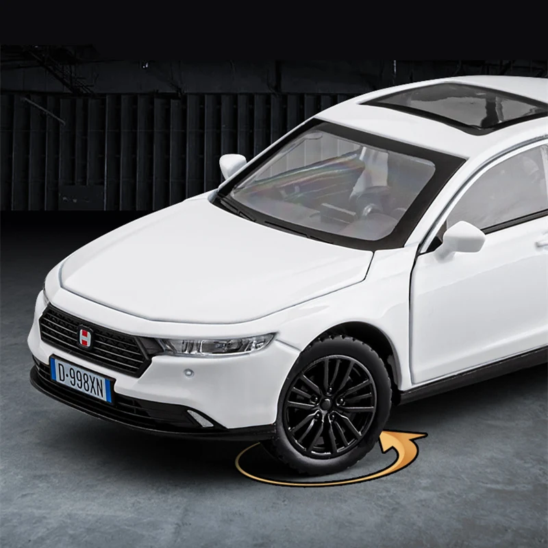 White Honda Accord Diecast Model 1:32 Scale 4 White Honda Accord Diecast Model 1:32 Scale - Image 4