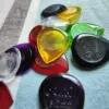 Vibrant Transparent Guitar Picks Set