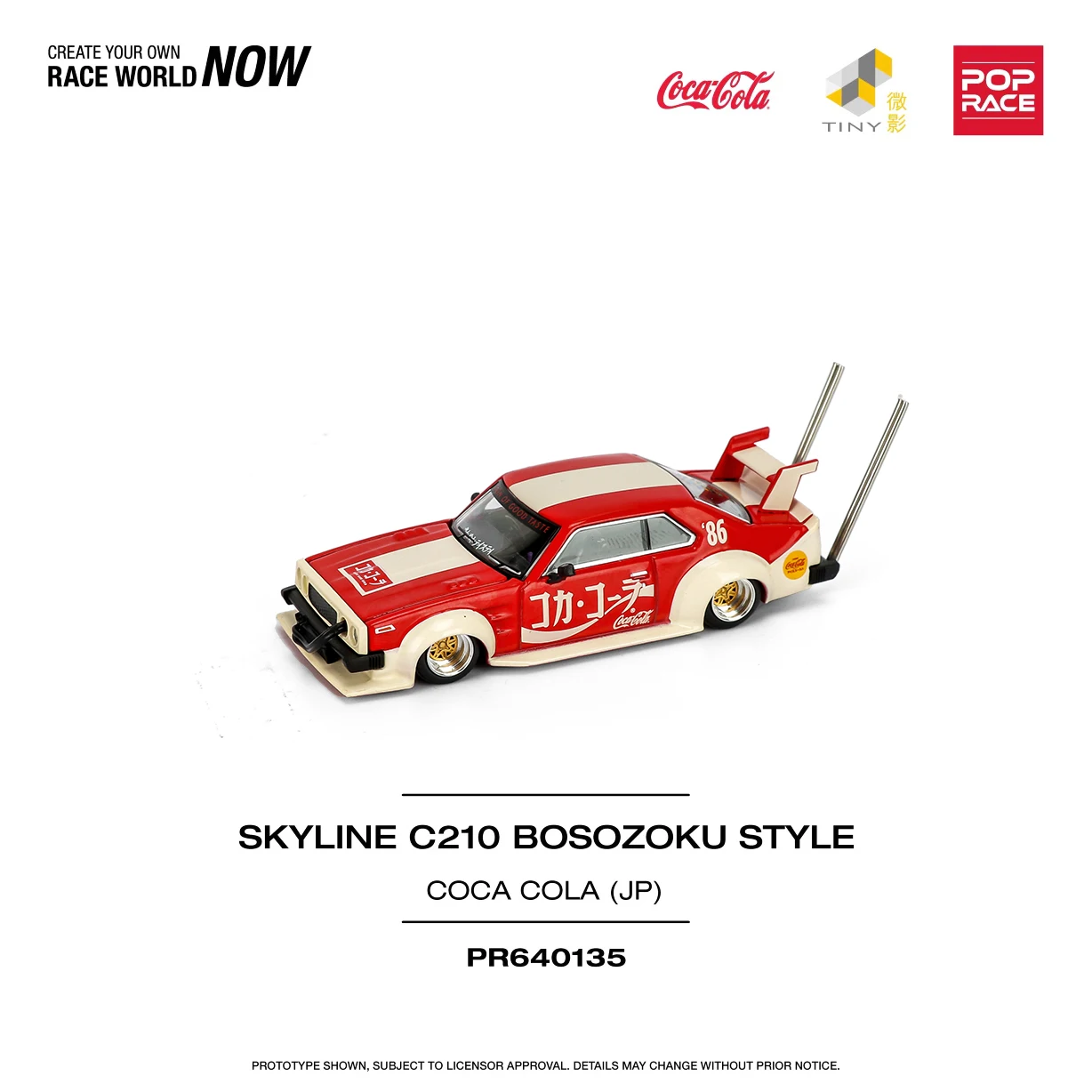 Skyline C210 BosoZoku Diecast Model Car 2 Skyline C210 BosoZoku Diecast Model Car - Image 2