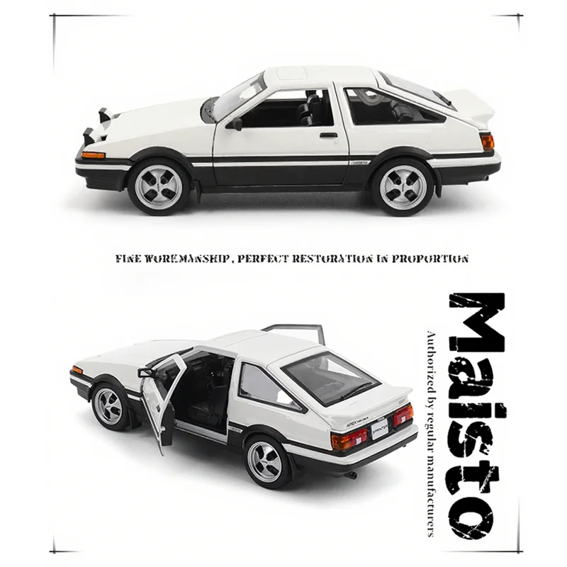 Toyota AE86 Sprinter Trueno Diecast Model 1:24 Scale 3 Toyota AE86 Sprinter Trueno Diecast Model 1:24 Scale - Image 3