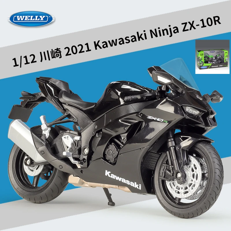 Kawasaki Ninja ZX-10R 1:12 Diecast Model 8 Kawasaki Ninja ZX-10R 1:12 Diecast Model - Image 8