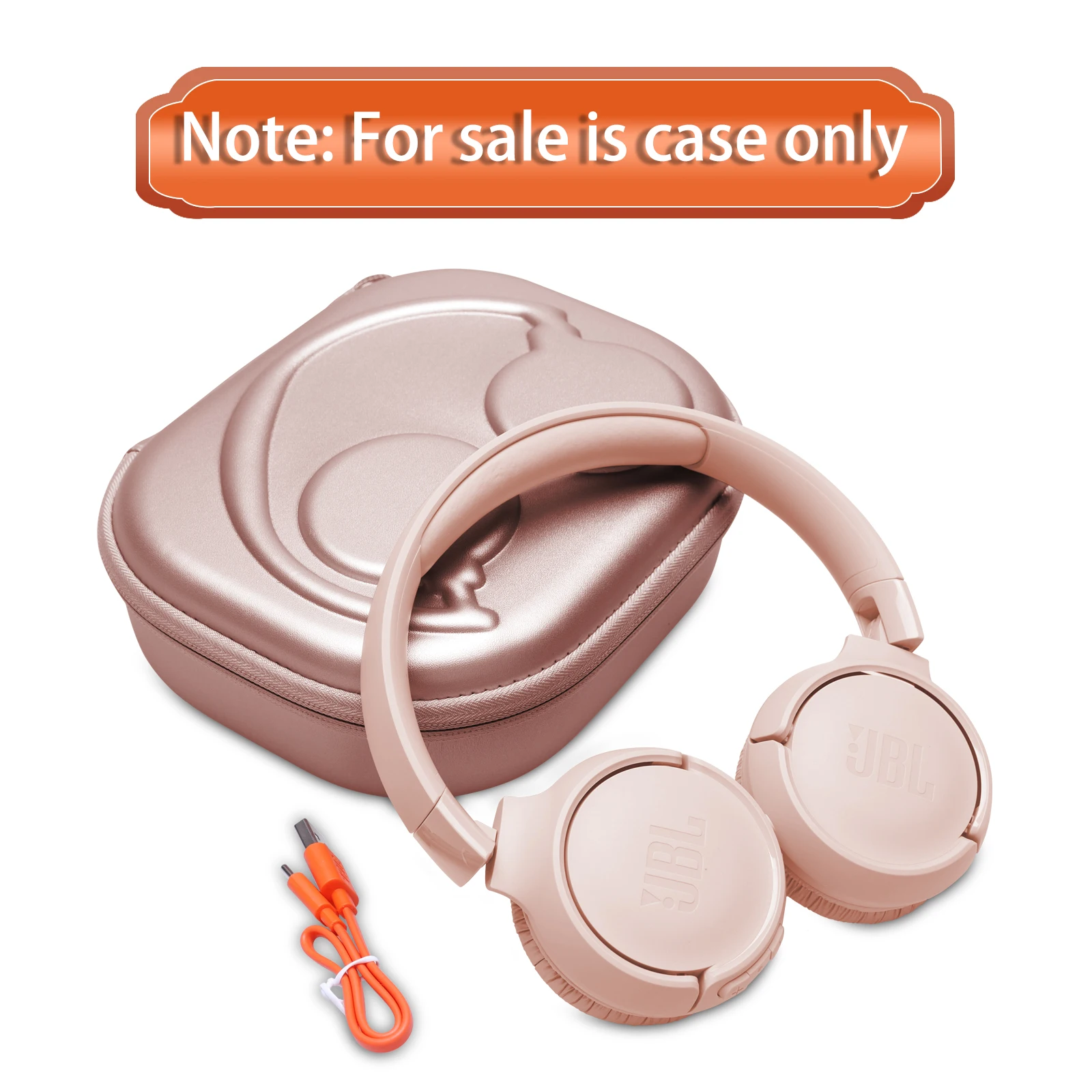 Pink EVA Headphone Case for JBL Wireless Models 3 Pink EVA Headphone Case for JBL Wireless Models - Image 3