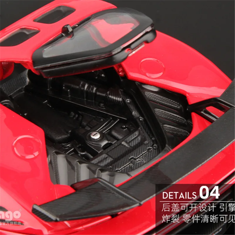 Yellow Ferrari SF90XX Stradale Diecast Model 1:24 Scale 6 Yellow Ferrari SF90XX Stradale Diecast Model 1:24 Scale - Image 6