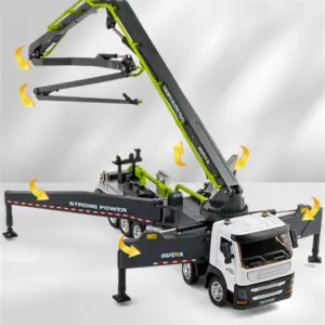 1:50 Diecast Cement Pump Truck Collection 13 S36d5e69d68334a7abdc264b243f5c02dc