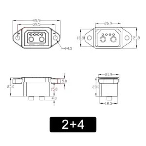 Electric Vehicle Charging Socket 24V IP Weatherproof 13 S36d60bf4cf0649798d9bb67f8ed52e30W