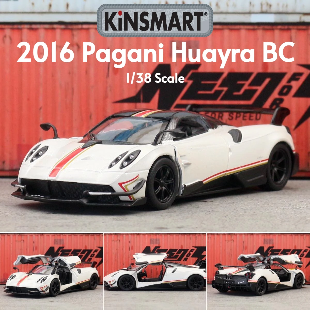 Pagani Huayra BC Super Sport Diecast Model in Blue 7 Pagani Huayra BC Super Sport Diecast Model in Blue - Image 7