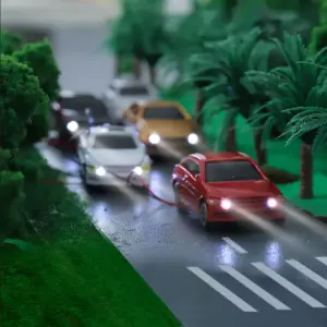 Illuminated Model Cars Set for Layouts 11 S374ccebca99145abbbc2f3e94d810e95V