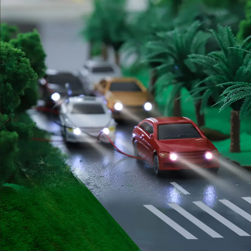 Illuminated Model Cars Set for Layouts 2 Illuminated Model Cars Set for Layouts - Image 2