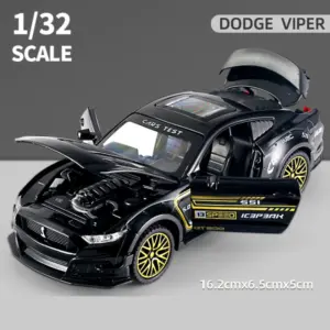 Ford Mustang Shelby GT500 1:32 Diecast Model Black 16 S378bf48e20a540be841df5fea45ab105S