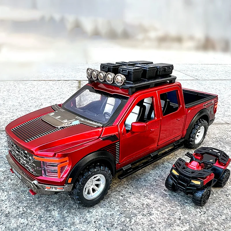 The Ultimate 1:24 Ford Raptor F150 Alloy Pickup Model for Enthusiasts 1 S37b26538ebb44be0a0a3612db3f95703c