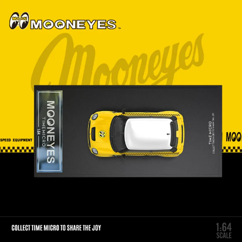 Vibrant Yellow Mooneyes Model Car by WELLY 3 Vibrant Yellow Mooneyes Model Car by WELLY - Image 3