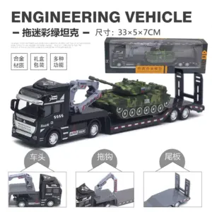 1:50 Scale Military Flatbed Transport Model 20 S38bf2ac7c17146d3ab3781bc7d7d7f42G