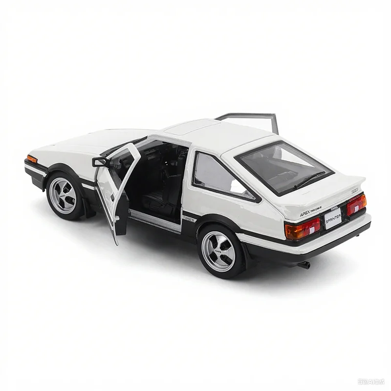 Toyota AE86 Sprinter Trueno Diecast Model 1:24 Scale 6 Toyota AE86 Sprinter Trueno Diecast Model 1:24 Scale - Image 6
